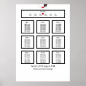 Poster Plan mariage de table en couple (Devant)