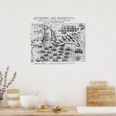 Poster Plan montrant comment Francis Drake Stormed (Cuisine)