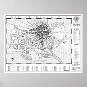 Poster Plan Mur De Blackross Town