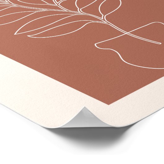 Poster Plan Plante Boho Arch 2 (Coin)