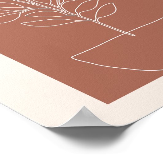 Poster Plan Plante Boho Arch 3 (Coin)