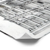 Poster Plan pour Saint-Pierre, Rome, 1539 (Coin)