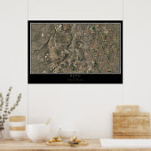 Poster Plan satellite spatial de l'Oregon (Cuisine)