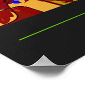 Poster Plan urbain du centre-ville (Coin)