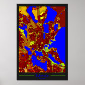 Poster Plan urbain du centre-ville (Devant)