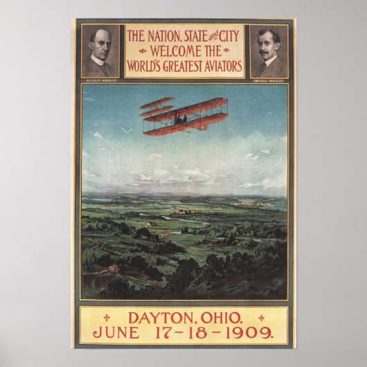Poster Plan Wright Brothers (Devant)