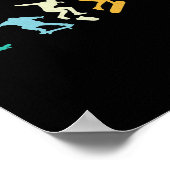 Poster Planche à roulettes Longboard Skateboarding Skateu (Coin)