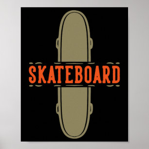 Poster Planche à roulettes Skateboarding