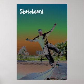 Poster Planche à skater solennelle