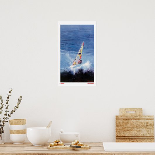 Poster Planche à voile (Cuisine)