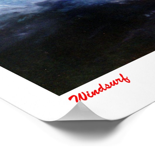 Poster Planche à voile (Coin)