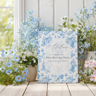 Poster Planche d'accueil pour ours Floral Toile France