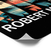 Poster Planche de surf Robert Moses Surfing Retro _1  (Coin)