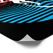 Poster Planche de surf Sup Stand Up Paddle Planche de sur (Coin)