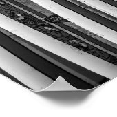 Poster Planche de surf sur Beach Rack Coastal Art (Coin)