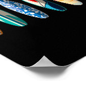 Poster Planche de surf Surfing (Coin)