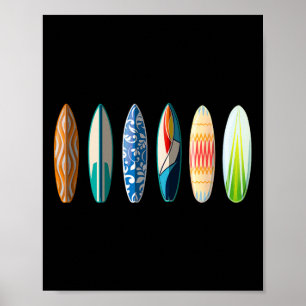 Poster Planche de surf Surfing