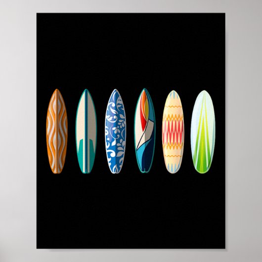 Poster Planche de surf Surfing (Devant)