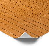 Poster Plancher en bois (Coin)