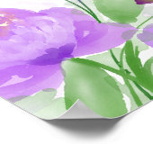 Poster Planches de mousse de bienvenue pour premier anniv (Coin)