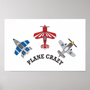 Poster Plane Crazy