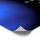 Poster Planet Neptune, Planétarium, Evénement Publicité (Coin)