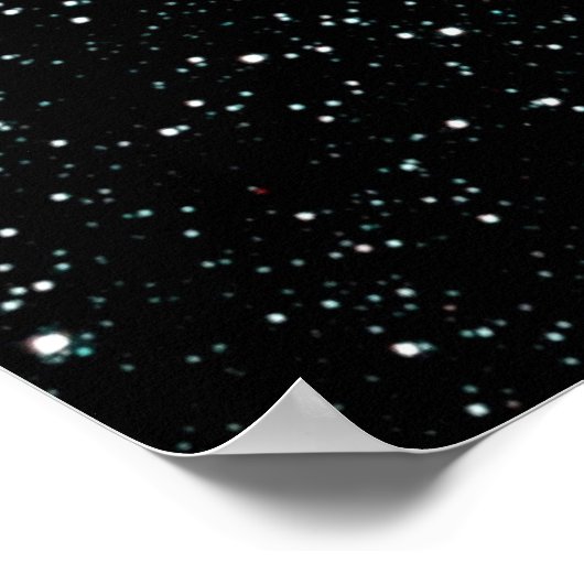 Poster PLANET PLUTO étoile arrière - plan (système solair (Coin)