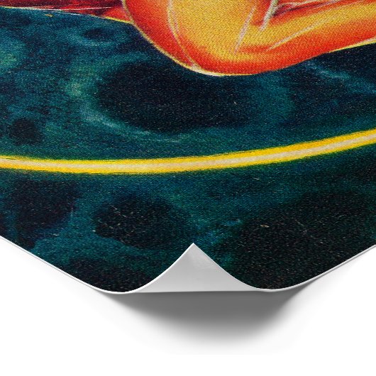 Poster Planet Stories Magazine Couverture 2 (Coin)