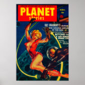 Poster Planet Stories Magazine Couverture 2 (Devant)