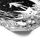Poster Planétarium brillant dans le ciel (Coin)