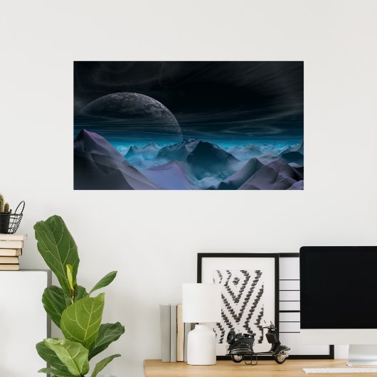 Poster planète Alien (Bureau à domicile)