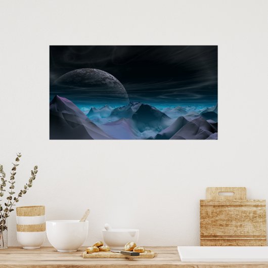 Poster planète Alien (Cuisine)