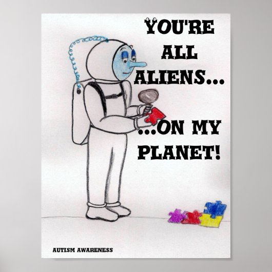 Poster Planète Alien (Devant)