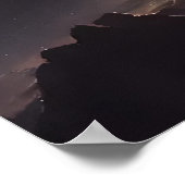 Poster planète Alien, lune et soleil dans le ciel | Art A (Coin)