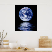 Poster Planète bleue de l'eau (Cuisine)