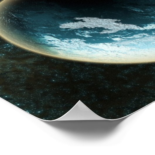 Poster Planète de glace (Coin)