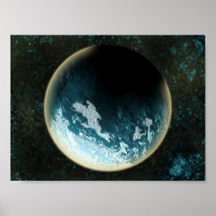 Poster Planète de glace