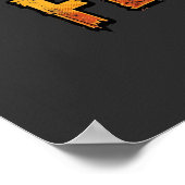 Poster Planète de surcharge de pizza (Coin)