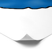 Poster Planète du drapeau (Coin)