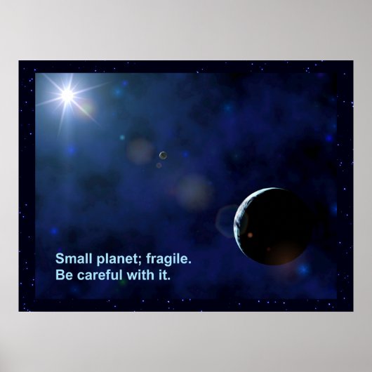 Poster Planète fragile (Devant)