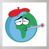 Poster Planète malade (Devant)