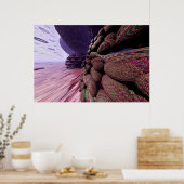 Poster Planète Mars. Murs de bâtiments. (Cuisine)