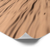 Poster Planète Mars. Tempête de poussière. (Coin)