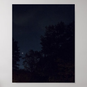 Poster Planète Mars Vue Du Parc D'État De Van Buren, MI
