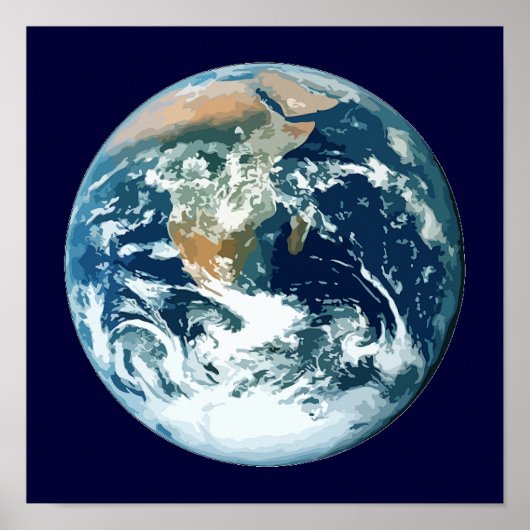 Poster Planète Terre (Devant)