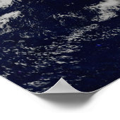 Poster Planète Terre à Voie Lactée (Coin)