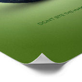 Poster Planète Terre Apple De l'environnement (Coin)