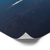 Poster Planète terrestre de l'espace (Coin)