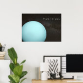 Poster Planète Uranus (Bureau à domicile)