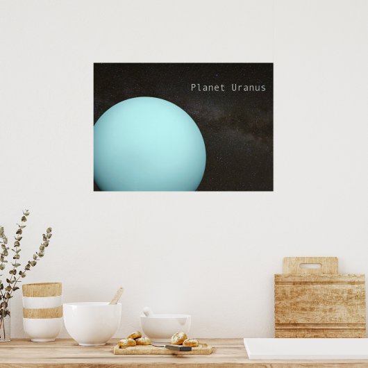 Poster Planète Uranus (Cuisine)